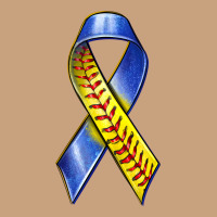 Down Syndrome Ribbon Softball Vintage Tee | Teevron