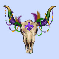 Mardi Gras Bullskull Urban Heavy Tee | Teevron