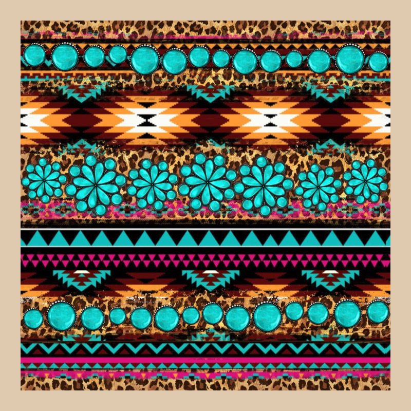 Aztec Turquoise Gemstone Seamless Pattern Classic Tee by HRA Design Shop | Teevron
