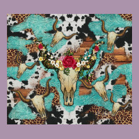 Bull Skull Flowers Cowhides And Leopard Heavyweight Hoodie | Teevron