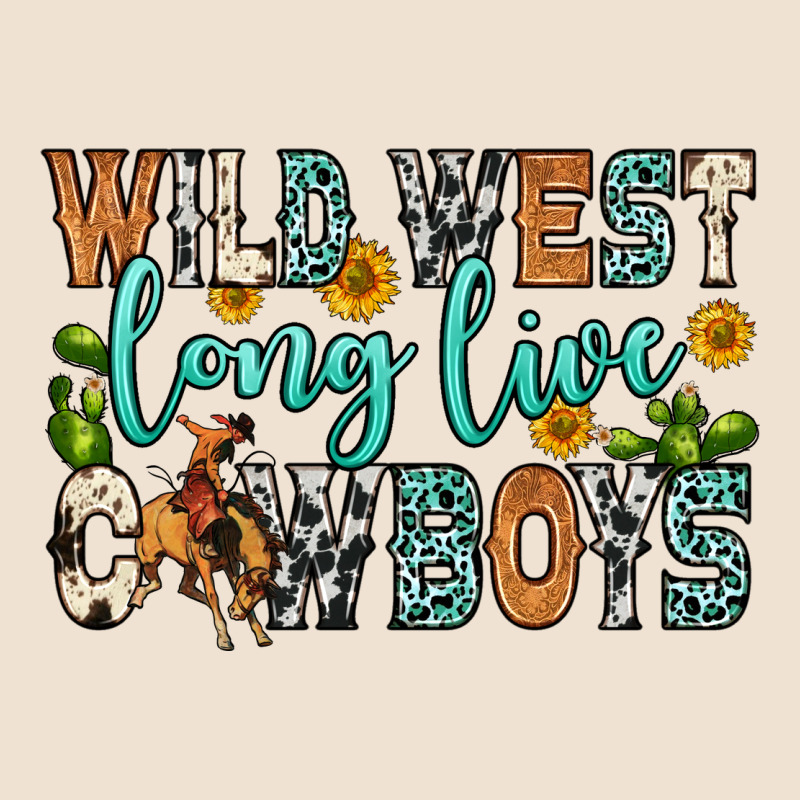 Wild West Long Live Cowboys Urban Heavy Tee by Zillion Design Studio | Teevron