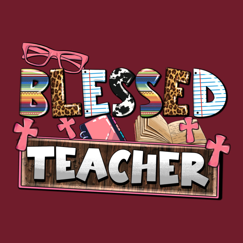Blessed Teacher Zipper Hoodie by AdoDesignShop | Teevron