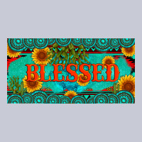 Blessed Turquoise Gemstone Cactus And Sunflower Licanse Plate Heavyweight Hoodie | Teevron