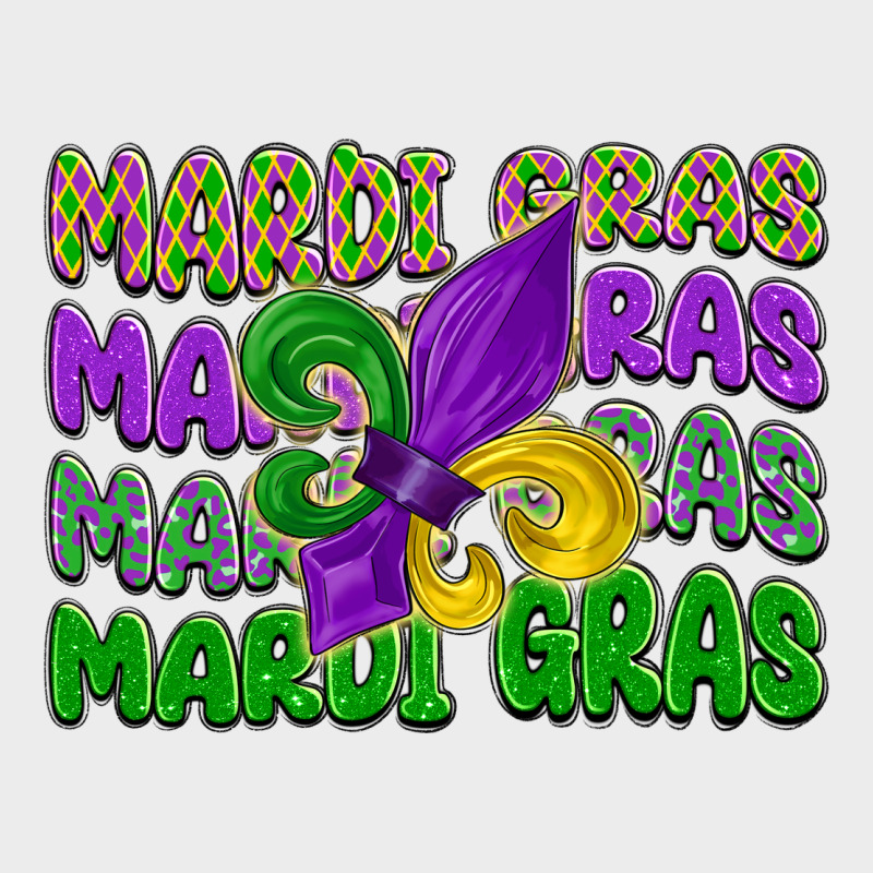 Mardi Gras With Fleur De Lis Urban Hoodie by LillyAllenDesigns | Teevron