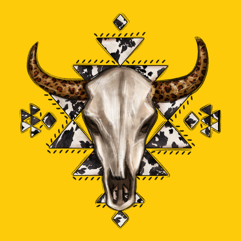 Bull Skull With Aztec Premium Hoodie by MaliasSmallBusiness | Teevron