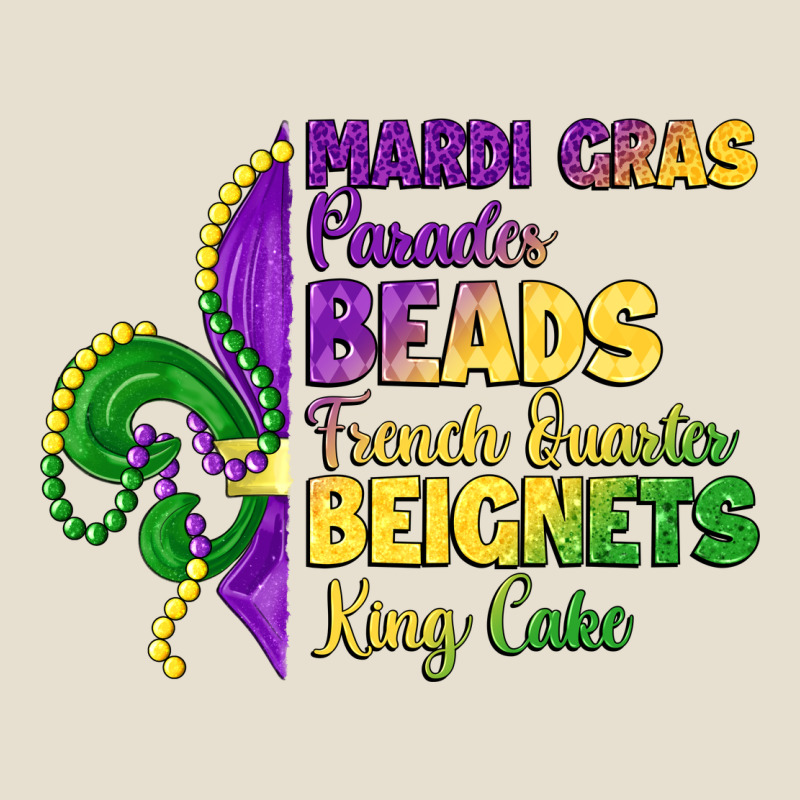 Mardi Gras Parades Beads French Quarter Beignets K Urban Hoodie by LillyAllenDesigns | Teevron