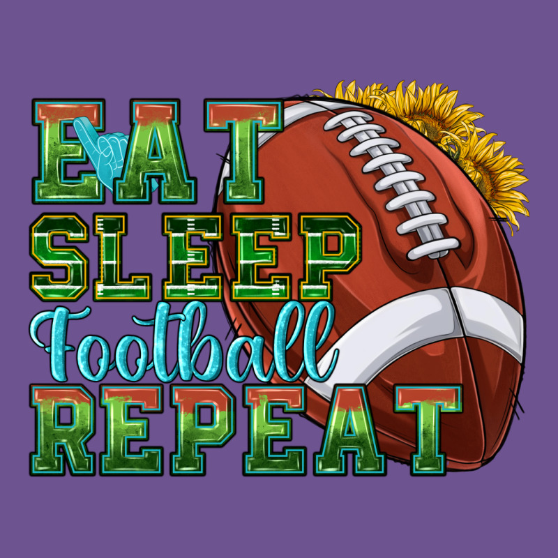 Eat Sleep Football Repeat Vintage Tee by texasbilliewilder | Teevron