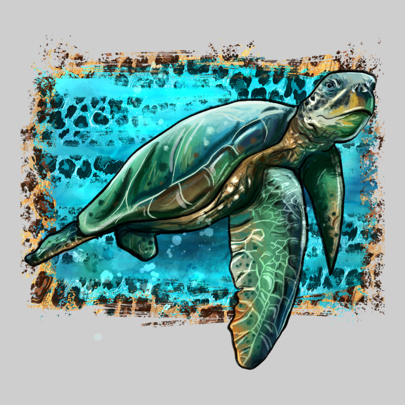 Sea Turtle With Background Premium Tee by Artiststas | Teevron