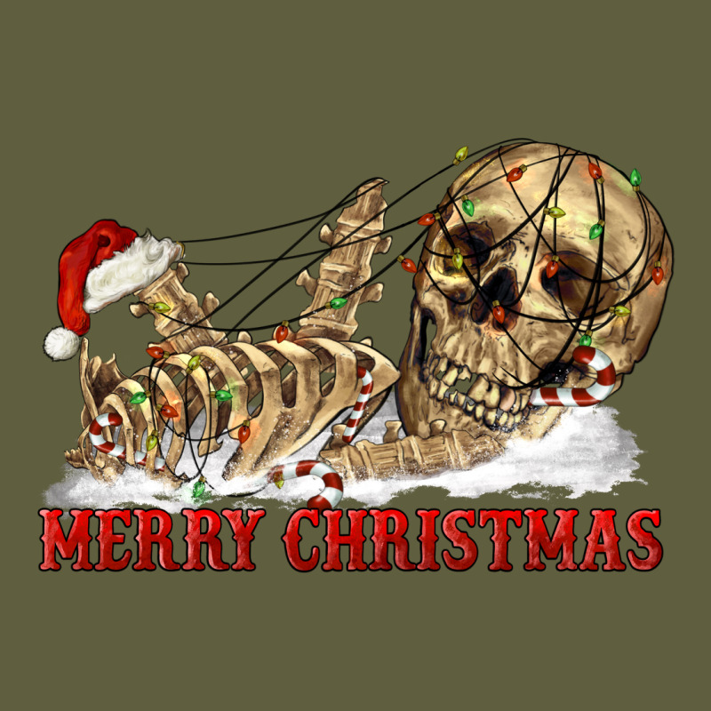 Merry Christmas Skeleton Vintage Tee by RanaPortraitStore | Teevron