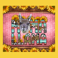 Mama Llama Sunflowers Premium Sweatshirt | Teevron