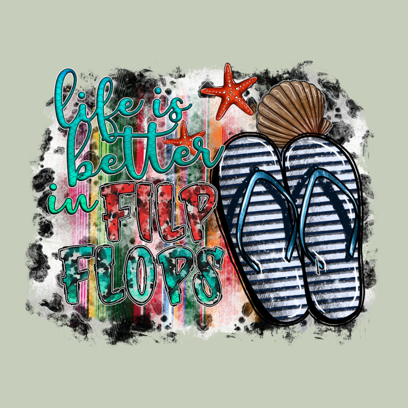 Life Is Better In Fılp Flops Long Sleeve Tee by SublimationCraftShop | Teevron