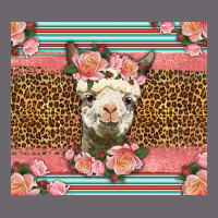 Llama And Roses Glitter Premium Sweatshirt | Teevron