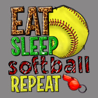 Eat Sleep Softball Repeat Vintage Tee | Teevron