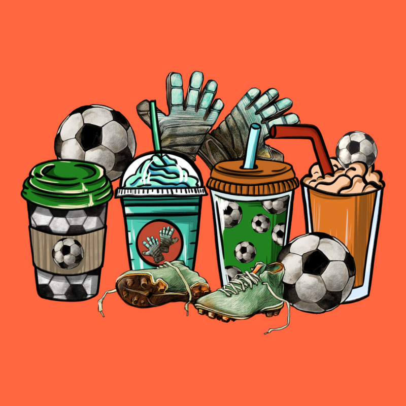 Soccer Coffee Cups Premium Hoodie by NancyCooperArtShop | Teevron