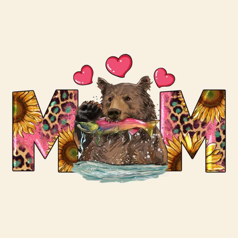 Mom Bear With Sunflowers Vintage Tee by RanaPortraitStore | Teevron