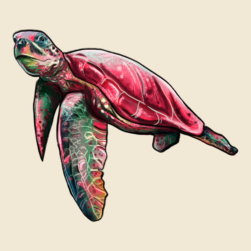 Sea Turtle Pink Glitter Premium Tee by Artiststas | Teevron