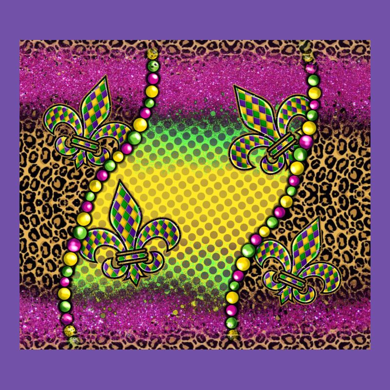 Mardi Gras  Leopard Pink Glitter Premium Sweatshirt by BarkalooDesign | Teevron