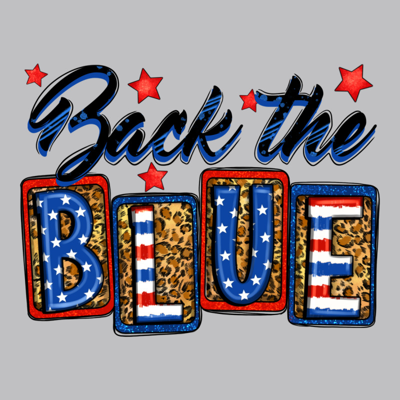 Back The Blue Long Sleeve Tee by Neo Western | Teevron