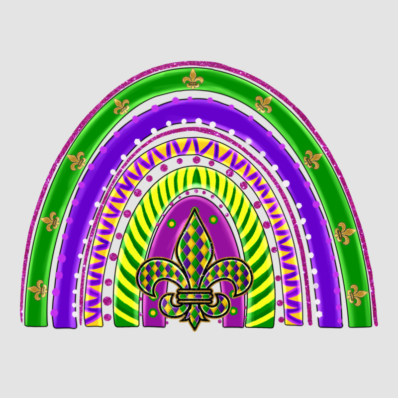 Mardi Gras Rainbow Premium Sweatshirt by BarkalooDesign | Teevron