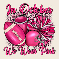 In October We Wear Pink Cheer With Football Breast Zipper Hoodie | Teevron