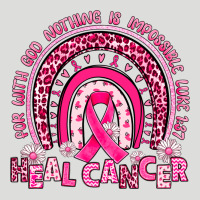 Heal Cancer Rainbow Zipper Hoodie | Teevron