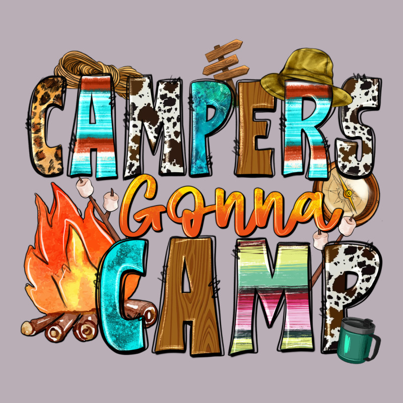 Campers Gonna Camp Vintage Tee by Zillion Design Studio | Teevron