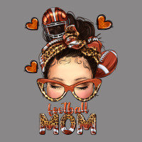 Football Messy Bun Mom Vintage Tee | Teevron