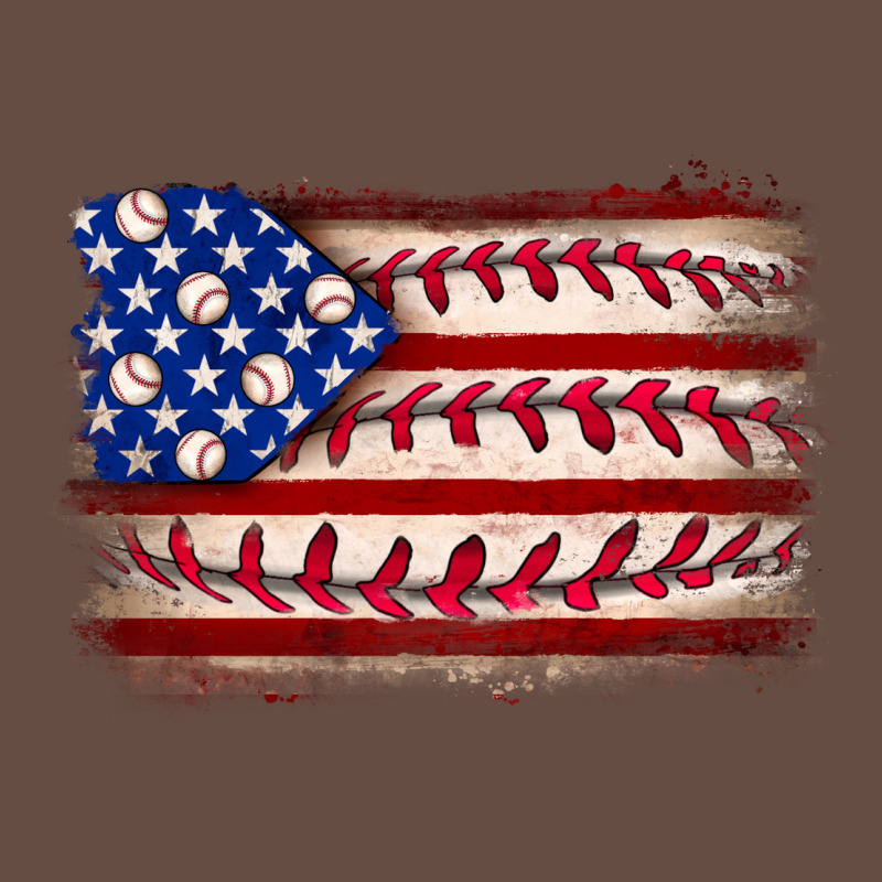 Baseball American Flag Long Sleeve Tee by Neo Western | Teevron