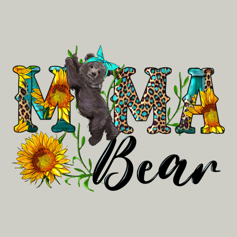 Blue Mama Bear With Cute Bear Heavyweight Hoodie by Artiststas | Teevron