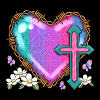 Easter Cross Heart La Urban Hoodie | Teevron