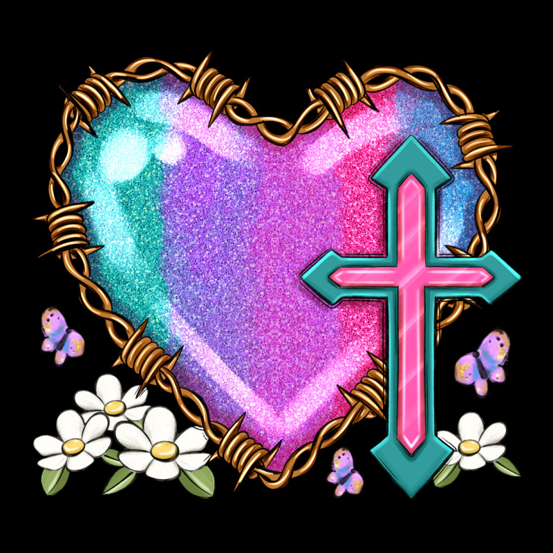 Easter Cross Heart La Urban Hoodie by LillyAllenDesigns | Teevron