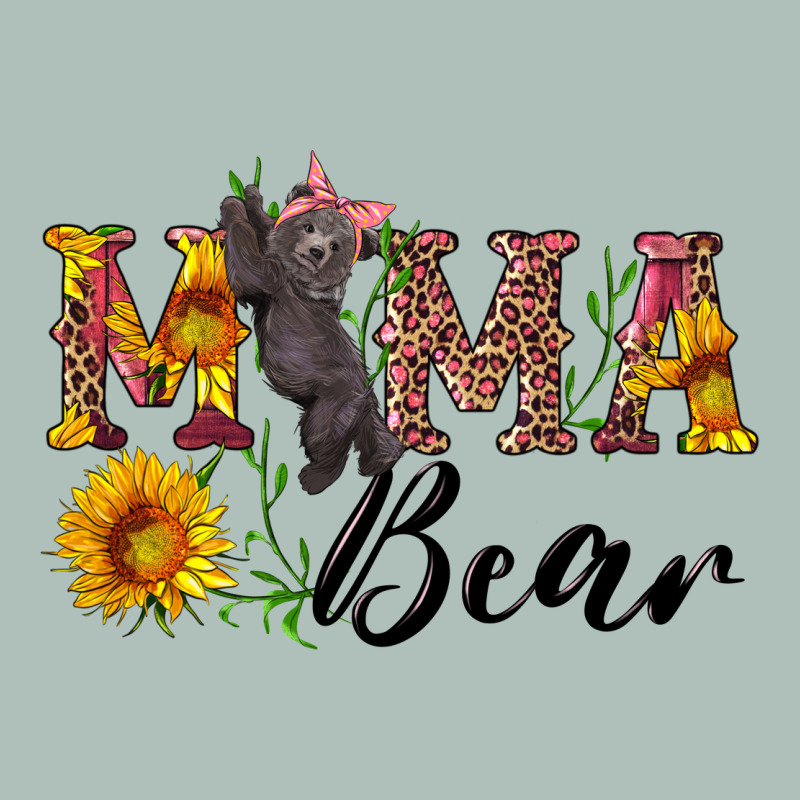 Pink Mama Bear With Cute Bear Heavyweight Hoodie by Artiststas | Teevron