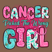 Cancer Picked The Wrong Girl Zipper Hoodie | Teevron