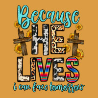 Because He Lives I Can Face Tomorrow Urban Heavy Tee | Teevron