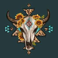 Bull Skull With Aztec Sunflower Leopard Premium Hoodie | Teevron
