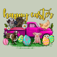 Happy Easter Truck With Farm Animal Classic Tee | Teevron