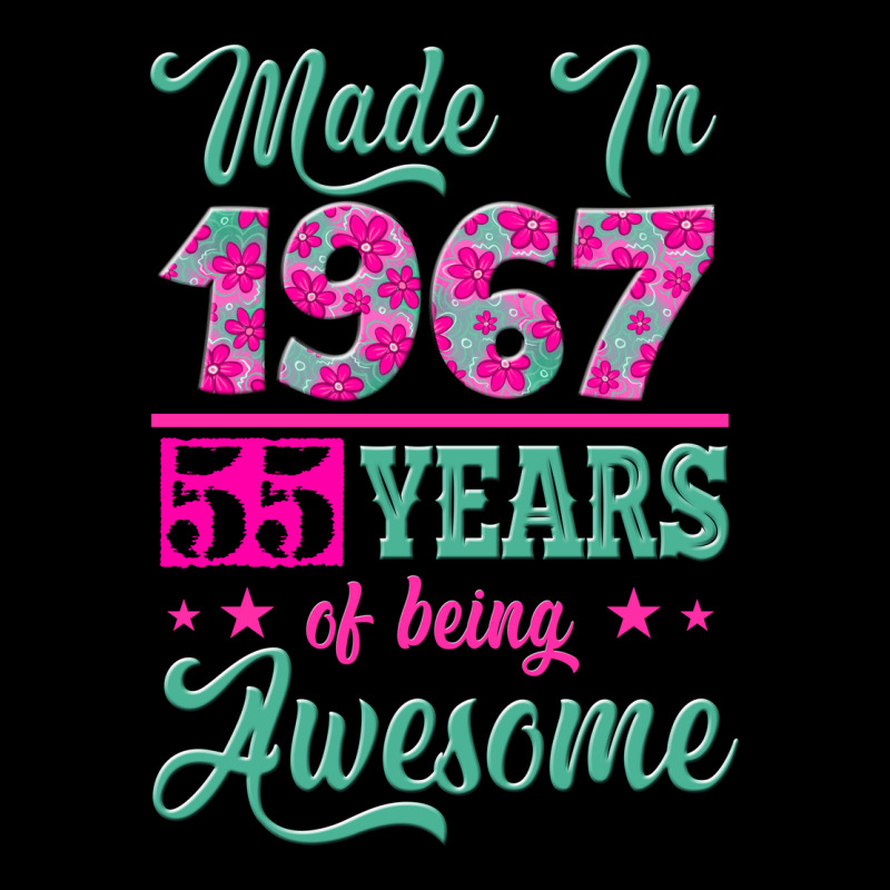 Made In 1967, 55 Years Of Being Awesome Premium Sweatshirt by Jasminsmagicworld | Teevron