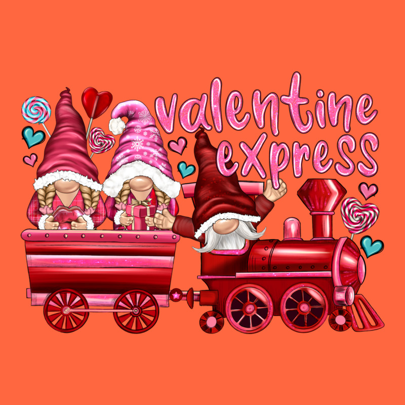 Valentines Express With Gnomies Premium Hoodie by NancyCooperArtShop | Teevron