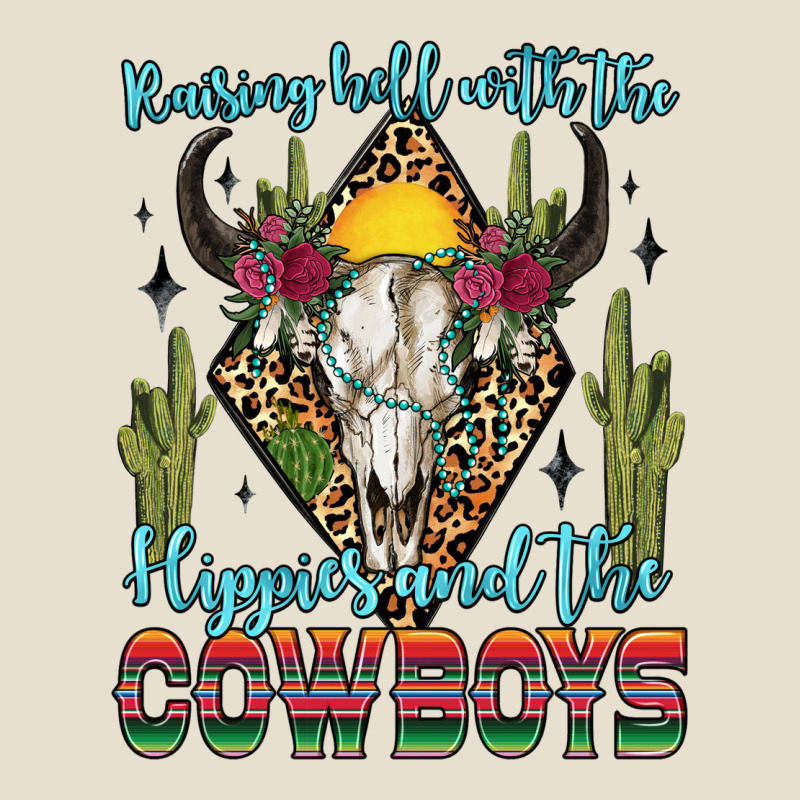 Raising Hell With The Hippies And The Cowboys Urban Heavy Tee by Zillion Design Studio | Teevron