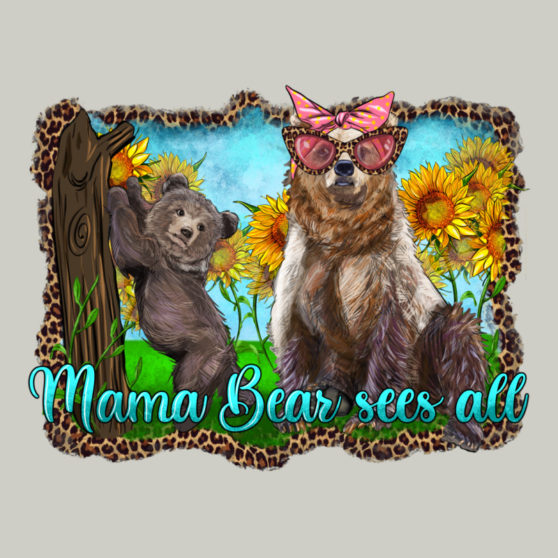 Mama Bear Sees All With Sunflowers Heavyweight Hoodie by Artiststas | Teevron