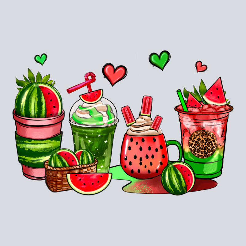 Watermelon Coffee Cups Zipper Hoodie by AdoDesignShop | Teevron