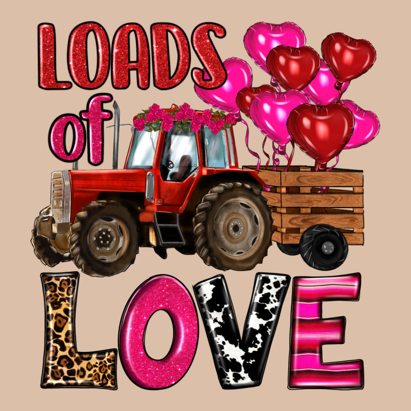 Valentine's Day Loads Of Love Tractor With Pin Heart Balloons Urban Heavy Tee by RanaPortraitStore | Teevron