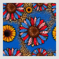 Usa Sunflowers Seamless Pattern Classic Tee | Teevron