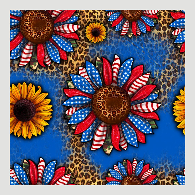 Usa Sunflowers Seamless Pattern Classic Tee by HRA Design Shop | Teevron