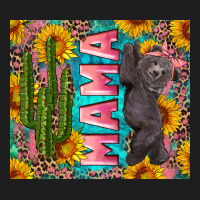 Western Mama With Baby Bear Heavyweight Hoodie | Teevron