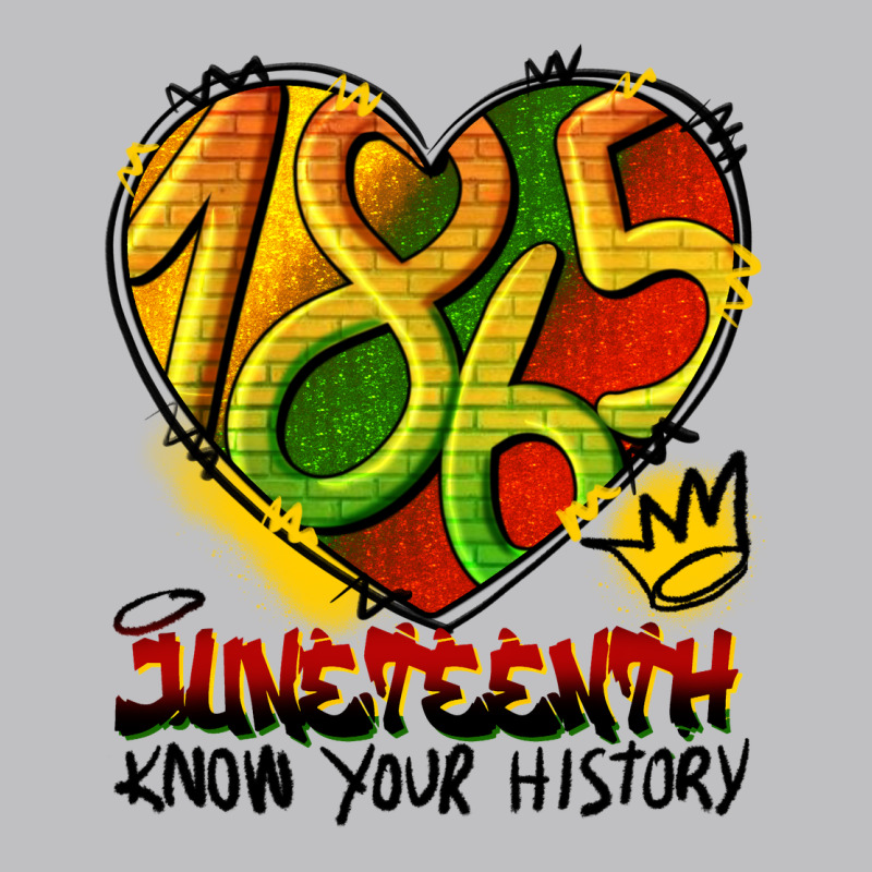 Juneteenth 1865 Graffiti Long Sleeve Tee by HRA Design Shop | Teevron
