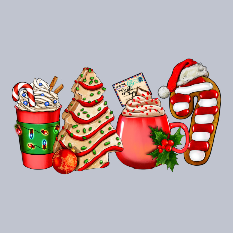 Christmas Tree Cake And Coffee Cups Ado Premium Hoodie by AdoDesignShop | Teevron