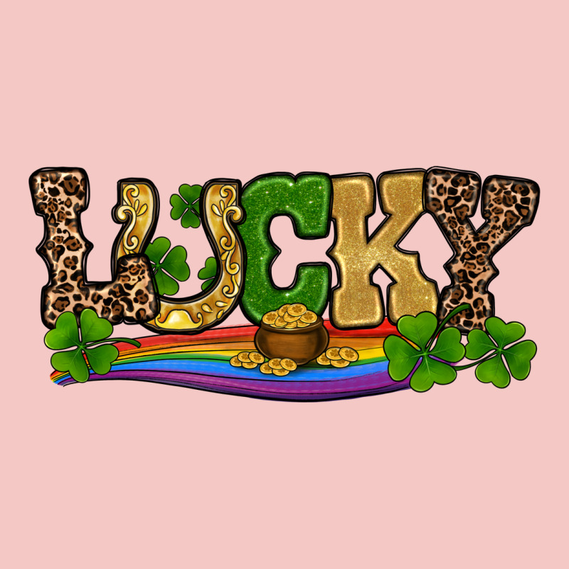St Patricks Shamrock Gold With Rainbow Urban Heavy Tee by RanaPortraitStore | Teevron