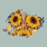 Sunflower Glitter Leather Patch Heavyweight Hoodie | Teevron