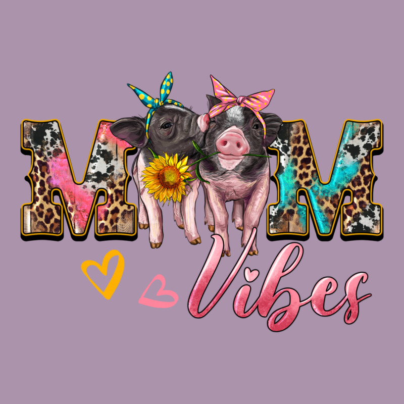 Mom Vibes Baby Pigs Heavyweight Hoodie by Artiststas | Teevron